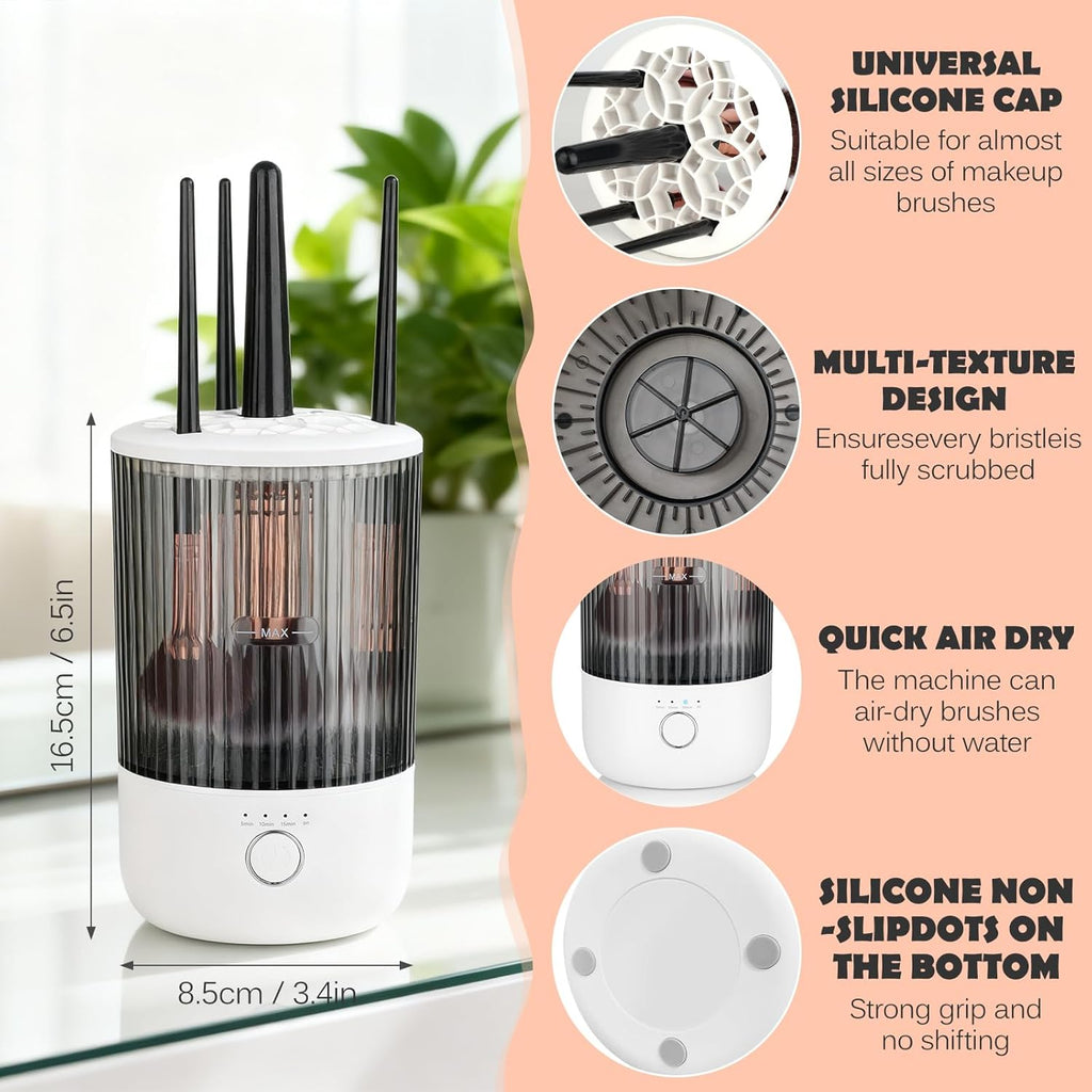Electric Makeup Brush Cleaner Machine,Powerful Spinner Washer