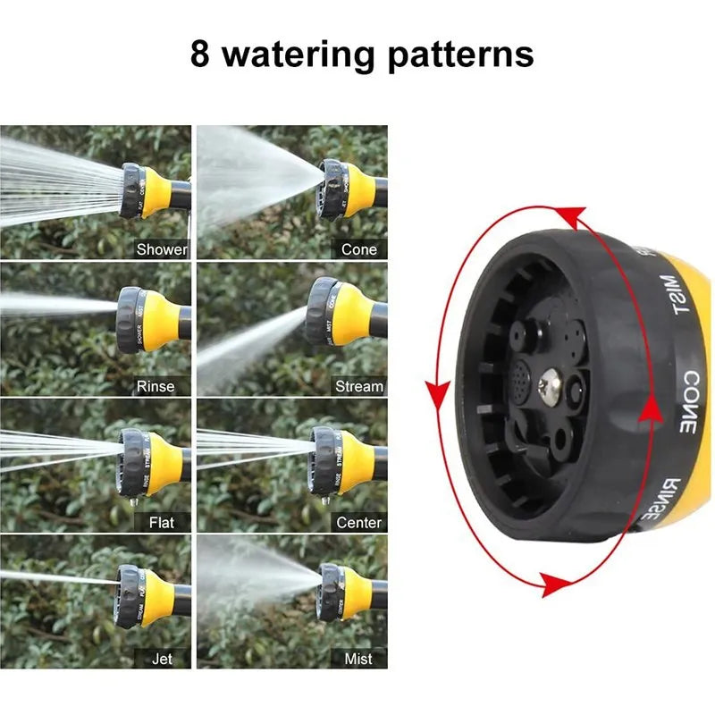 Multifunctional Adjustable Foam Car Washing Water Gun with Foam Container