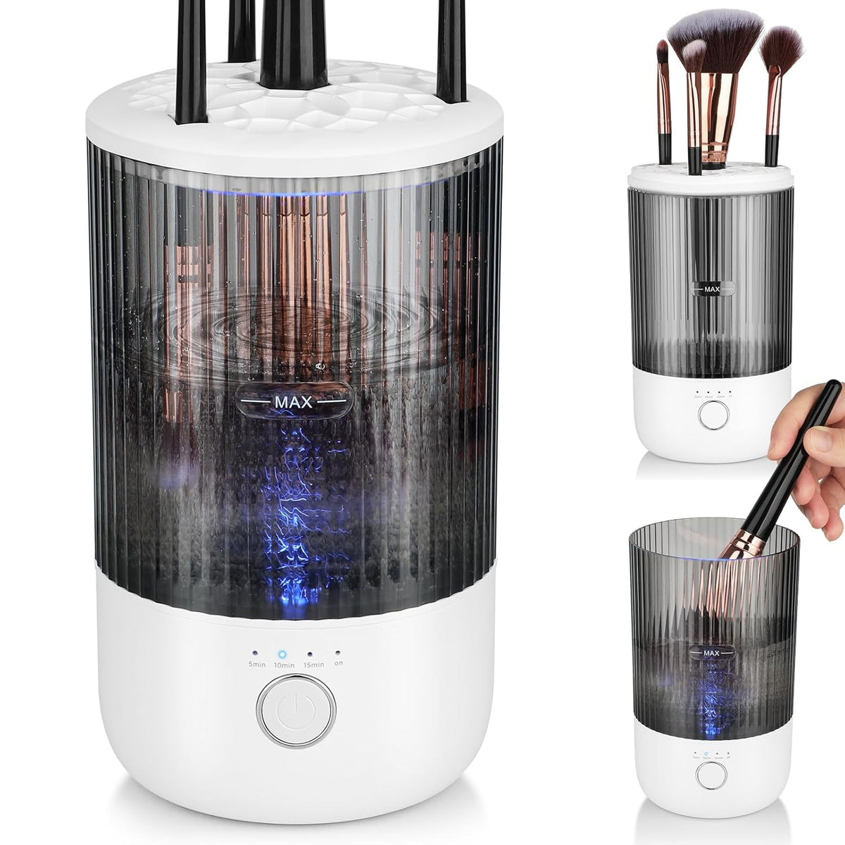 Electric Makeup Brush Cleaner Machine,Powerful Spinner Washer